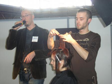 coiffure sur scene